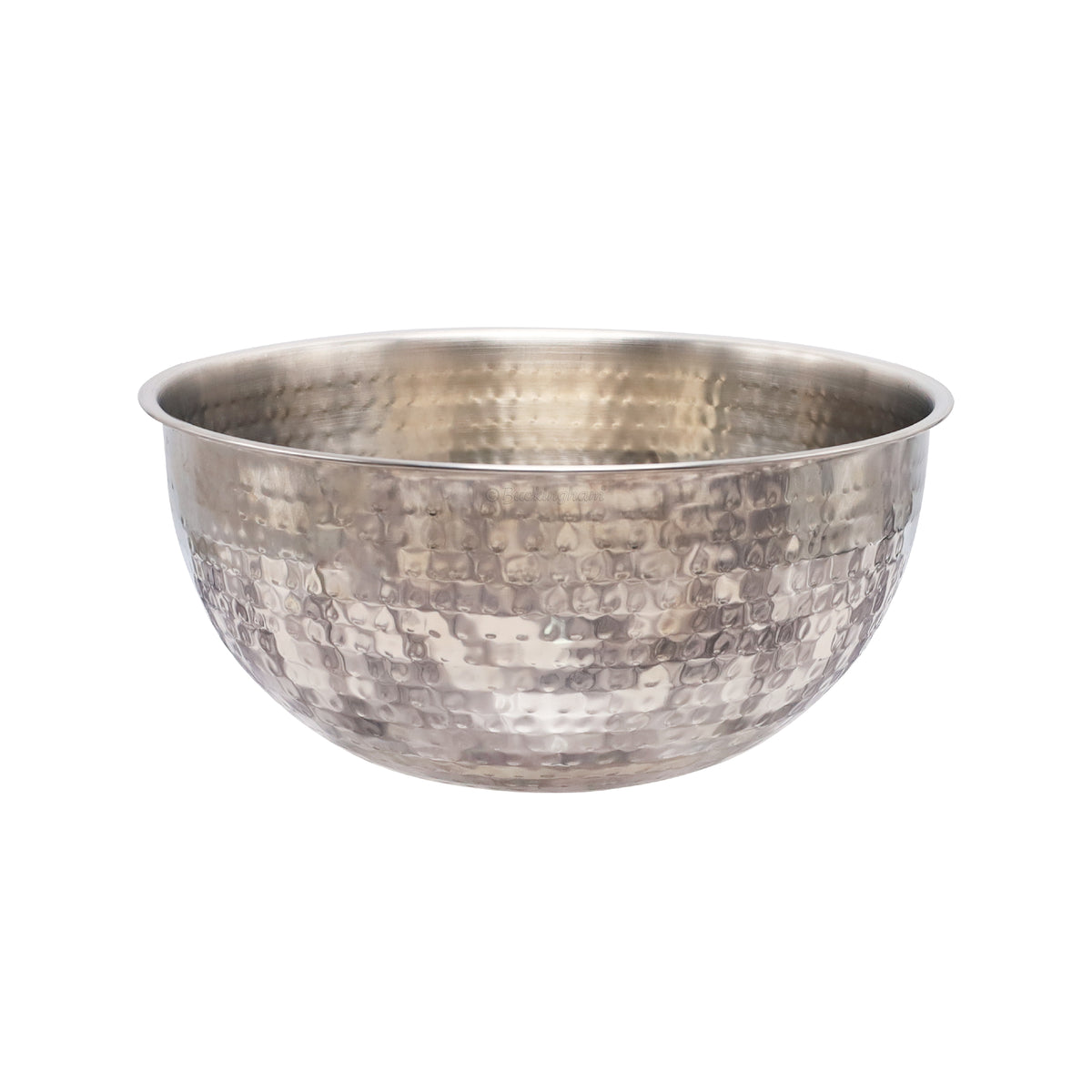 Buckingham Stainless Steel Salad Mixing Bowl Hammered Effect Finish
