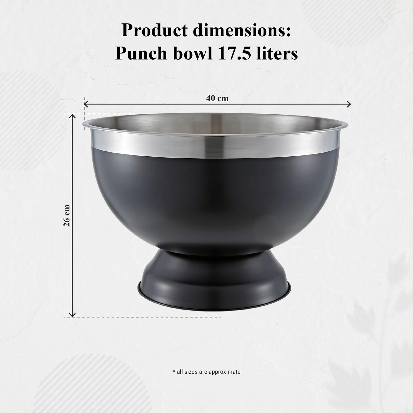 Large Punch Bowl
