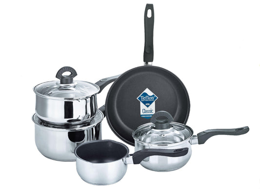 Buckingham Induction Stainless Steel Cookware  Set  , 5 Piece