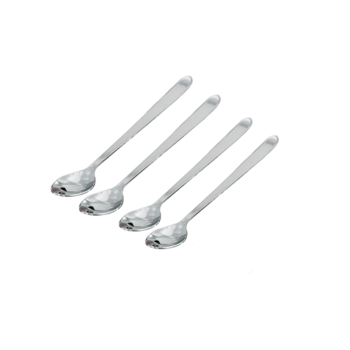 Buckingham Pack of 4 Stainless Steel Latte Spoons