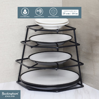 Buckingham 4 Tier Racking Plate Organiser