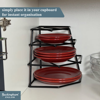 Buckingham 4 Tier Racking Plate Organiser