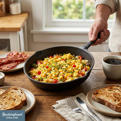 Buckingham Pre-Seasoned Cast Iron Frying Pan