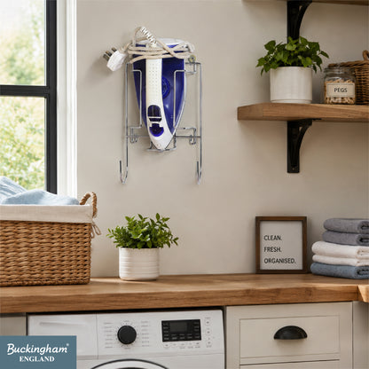 Buckingham Premium Ironing Board Holder Chrome Finished 25 cm