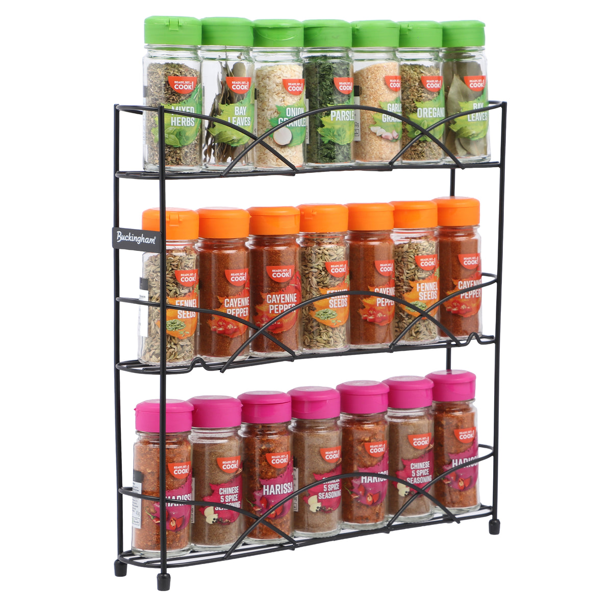 Buckingham 3 Tier Free Standing Spice Rack