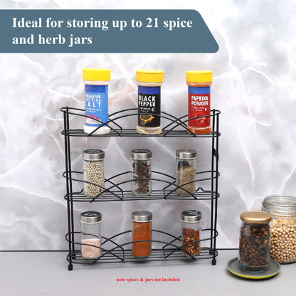Buckingham 3 Tier Free Standing Spice Rack