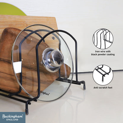 Buckingham Premium Kitchen Organizer Rack Black