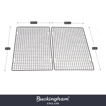 Buckingham Pack of 2 Cooling Rack for Baking