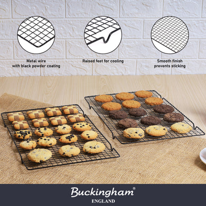 Buckingham Pack of 2 Cooling Rack for Baking