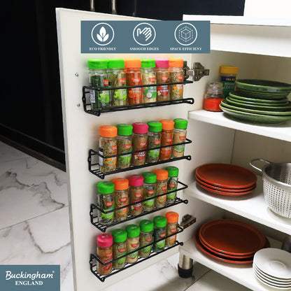 Buckingham  Cupboard Wall Mounted Spice Racks Organiser