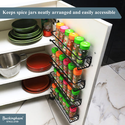 Buckingham  Cupboard Wall Mounted Spice Racks Organiser