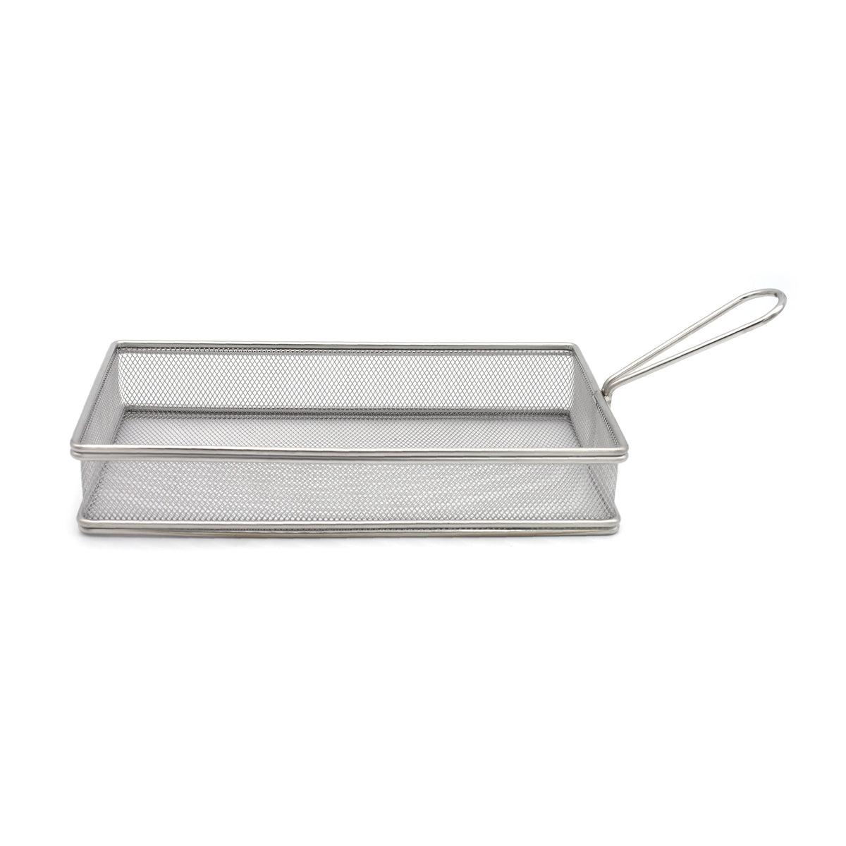 Buckingham Fine Mesh Rectangular Basket Strainer 34 x 10 x 4.5 cm
