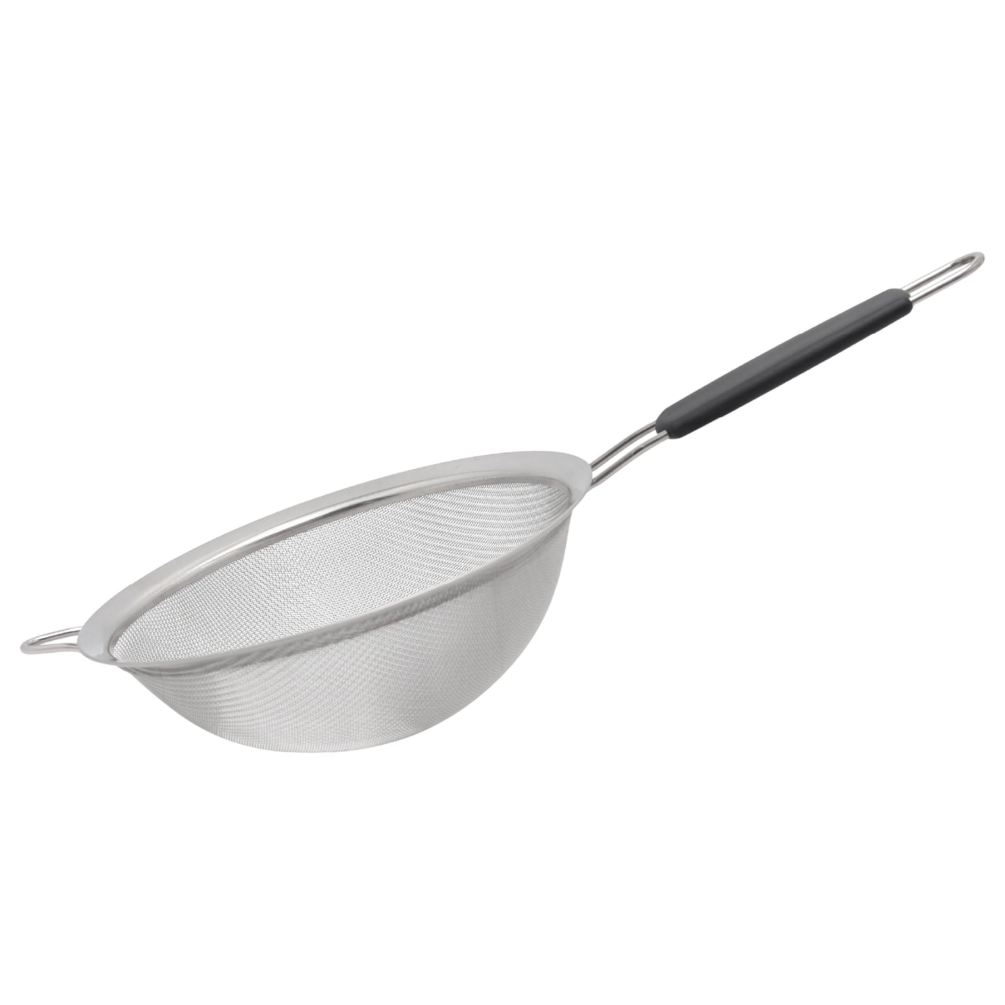 Buckingham Stainless Steel Fine Mesh Strainer with Black Handle