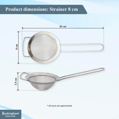 Buckingham Stainless Steel 30 Ultra Fine Mesh Sieve