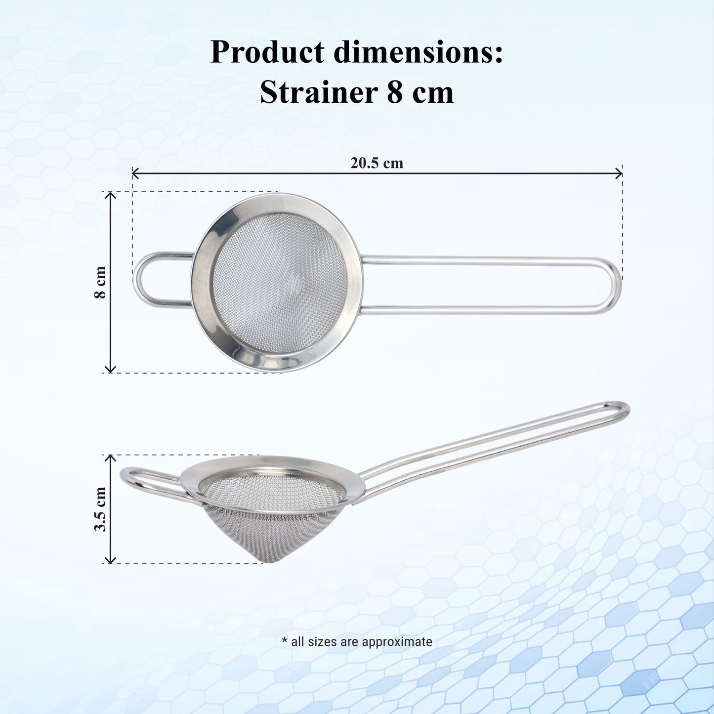stainless steel fine mesh strainer