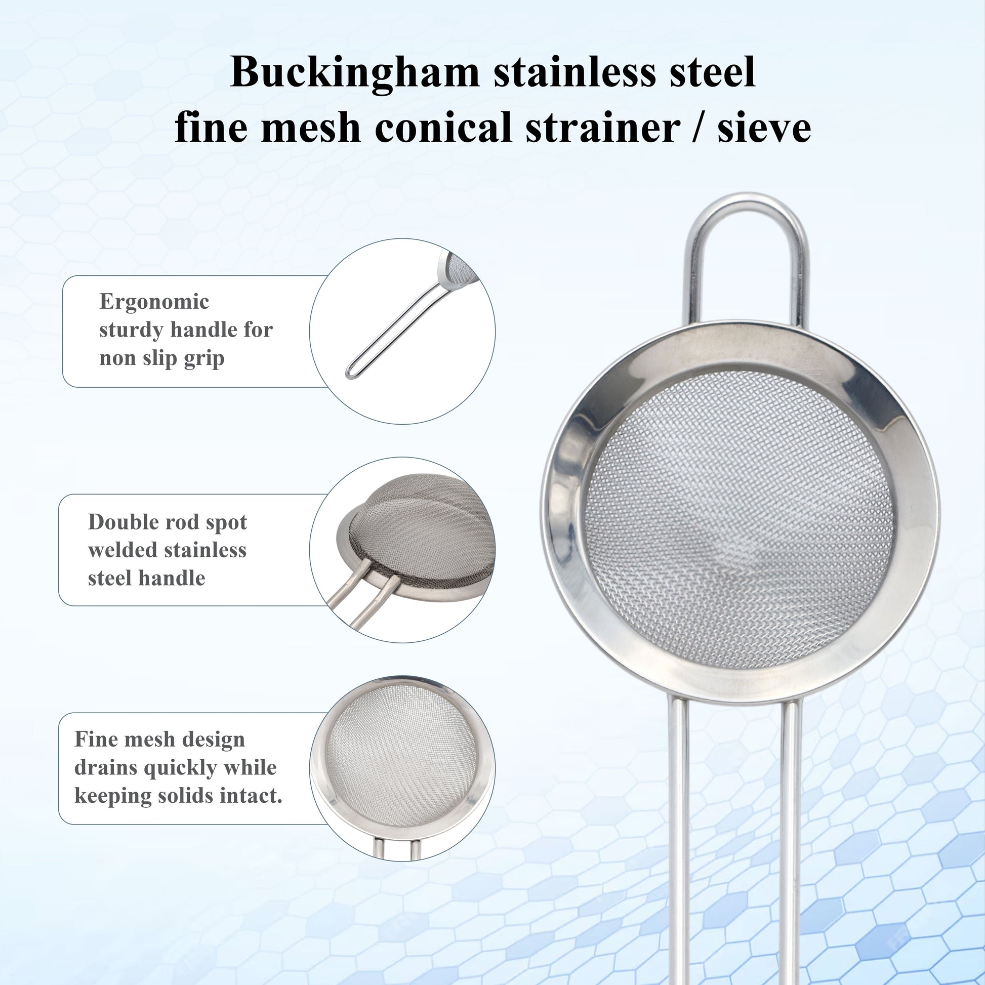 stainless steel fine mesh strainer
