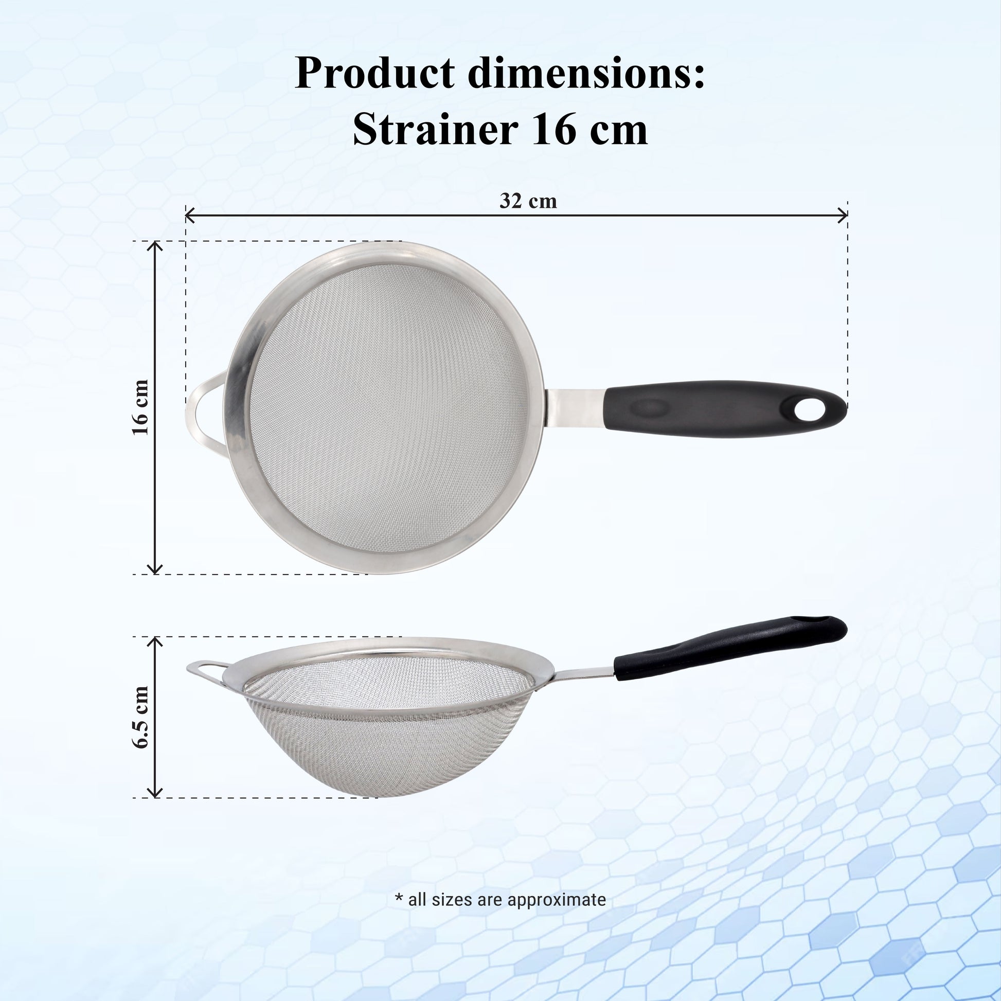 stainless steel fine mesh strainer