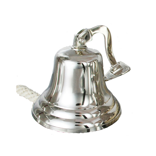 Buckingham Solid Brass Nickel Plated Large Bell