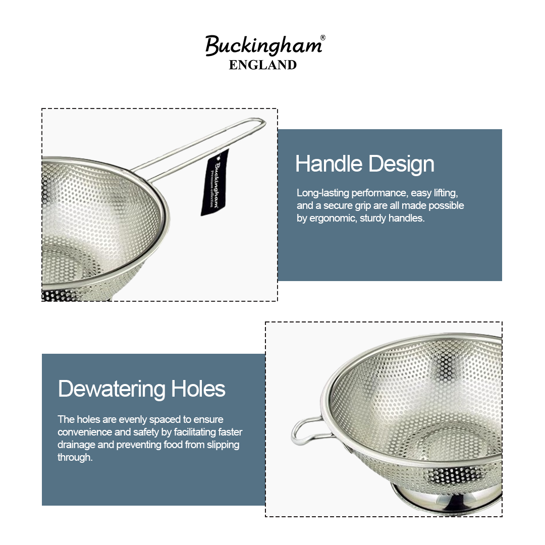 long handle colander