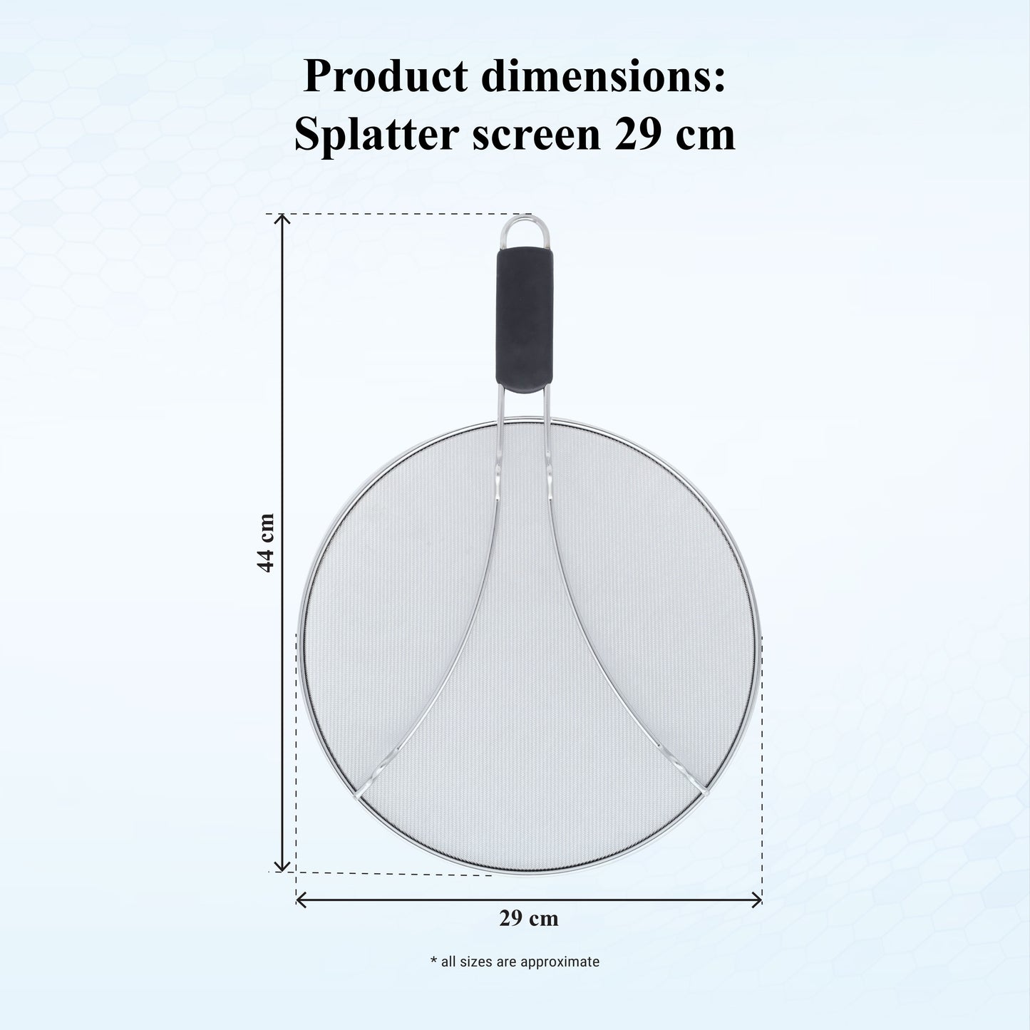 stainless steel splatter screen