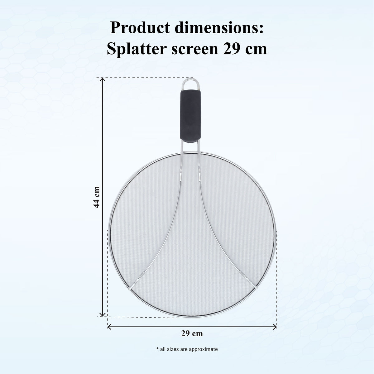 stainless steel splatter screen