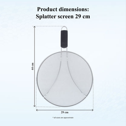 stainless steel splatter screen