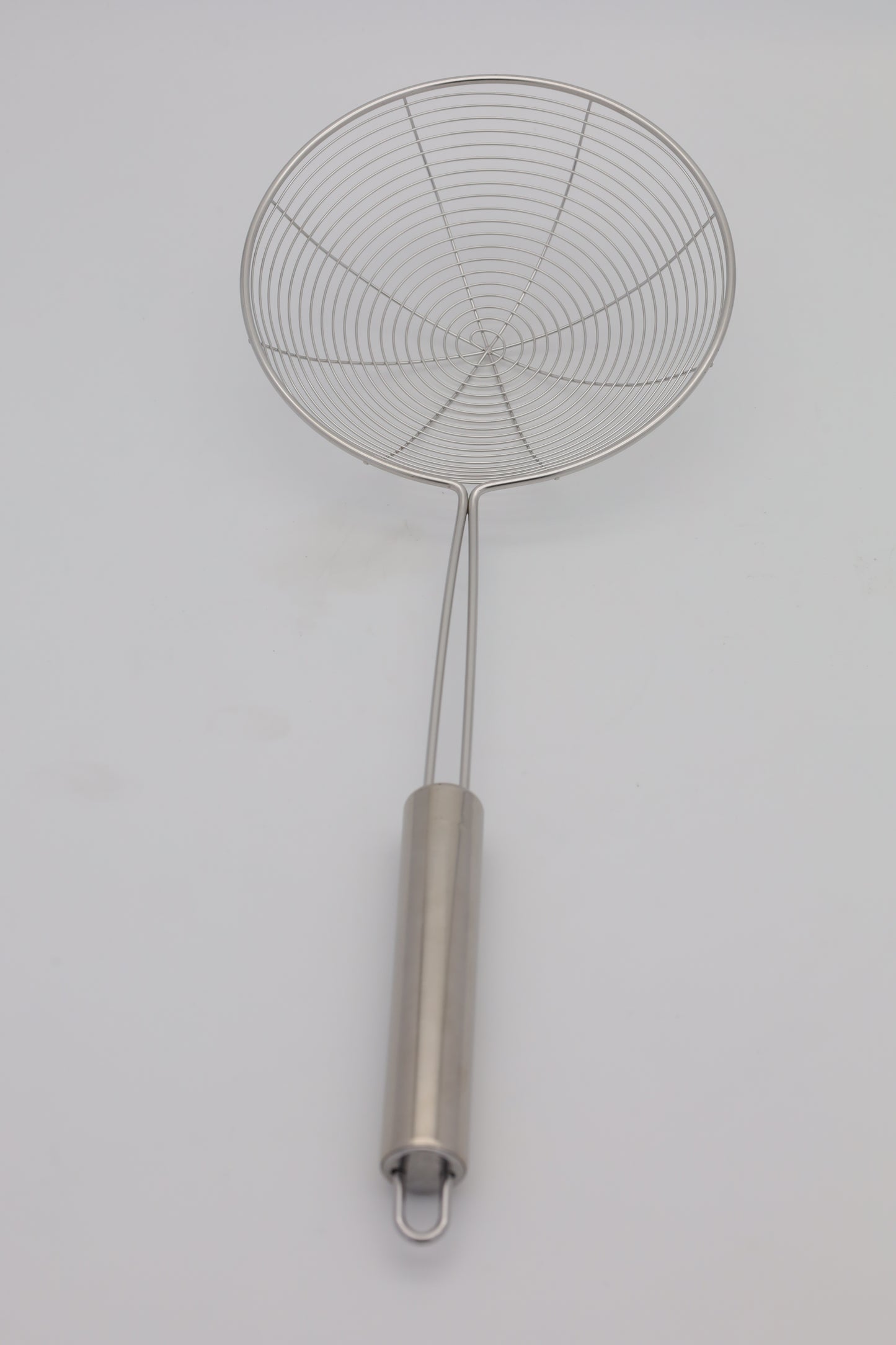 Stainless steel premium spider Strainer/ sieve 13cm, 15cm, 17cm, 19cm Round stainless-steel handle.