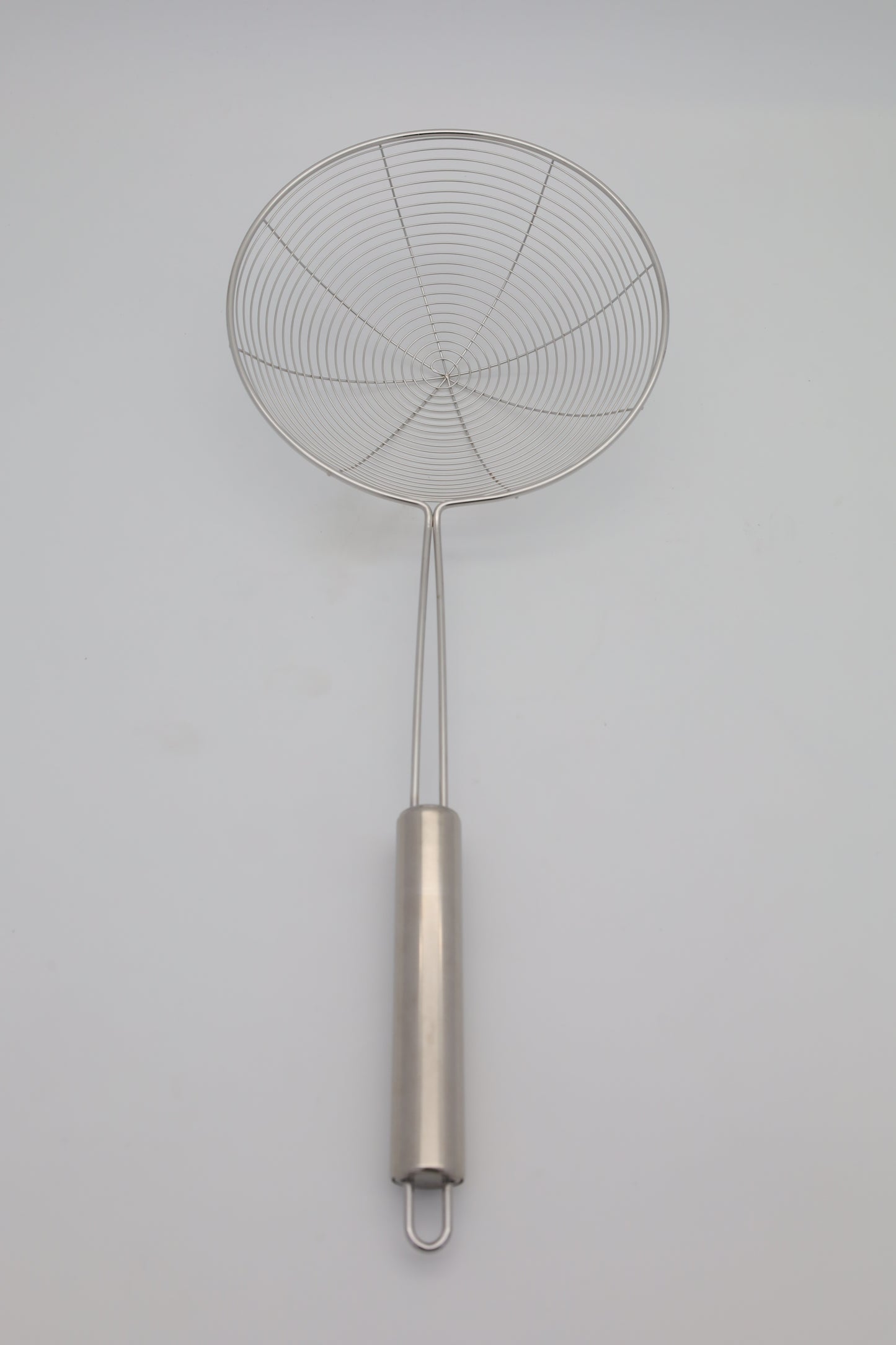 Stainless steel premium spider Strainer/ sieve 13cm, 15cm, 17cm, 19cm Round stainless-steel handle.