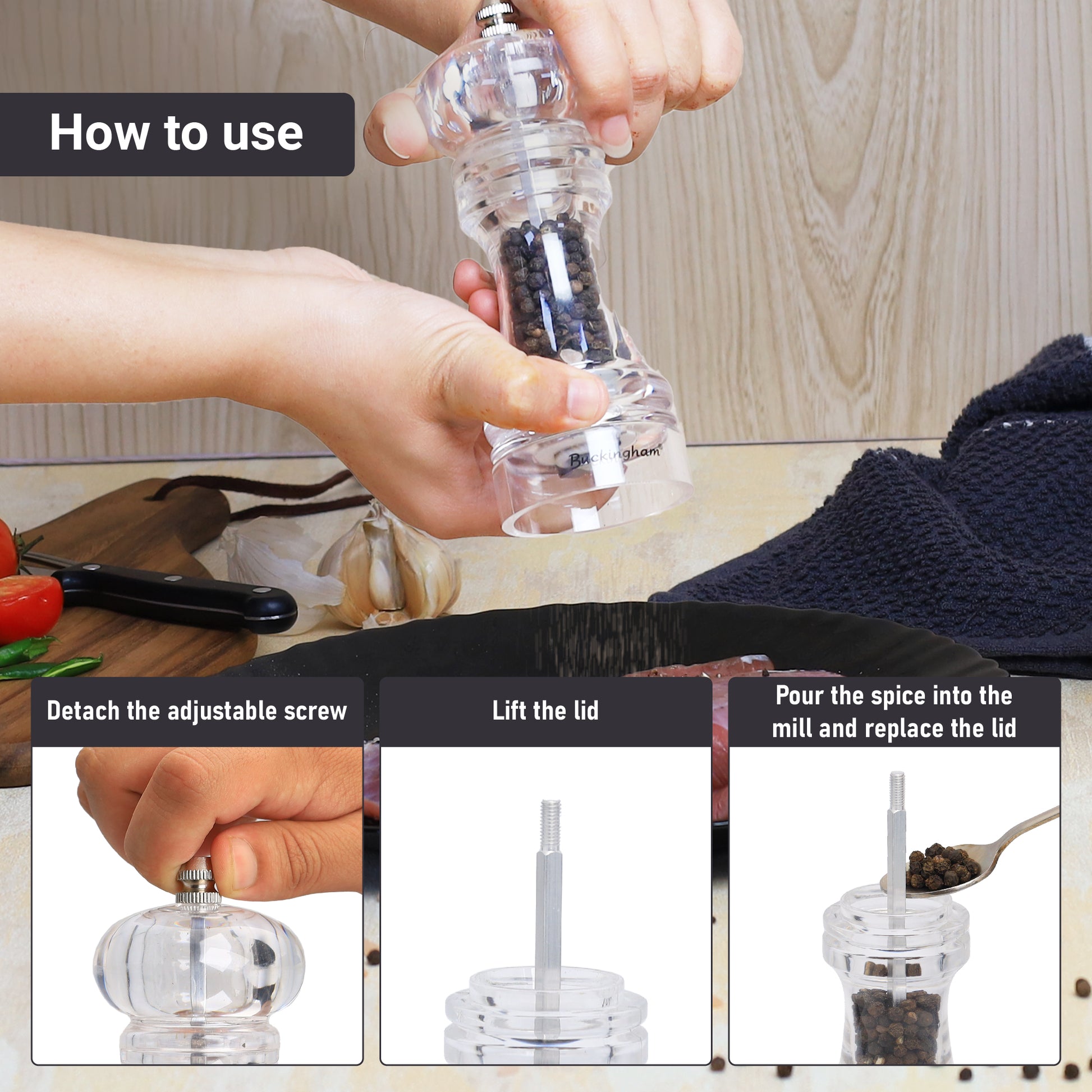 electric salt and pepper mills