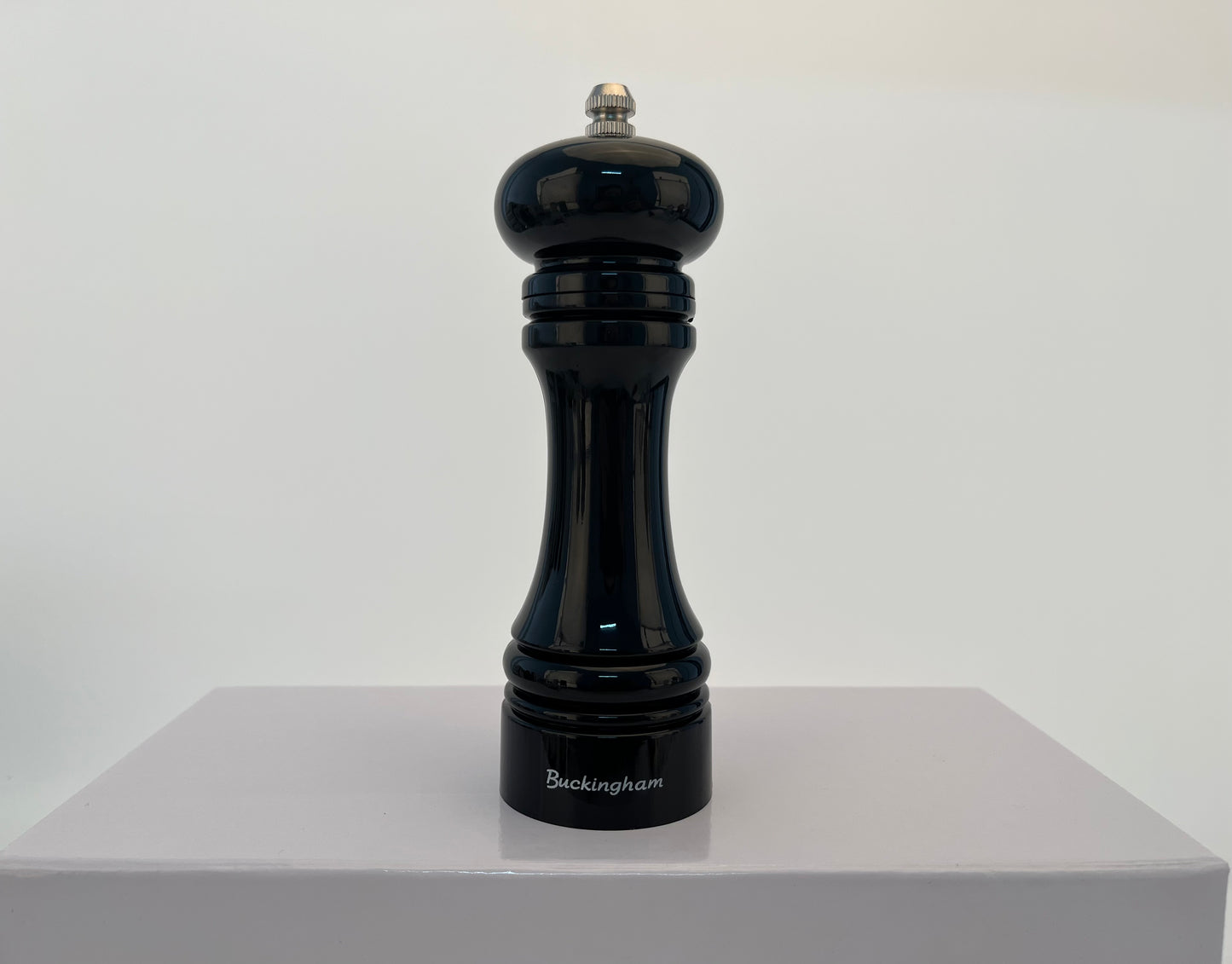 Buckingham ABS Plastic in Gloss Black Classic Salt/Pepper mill