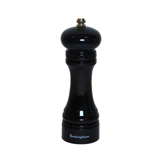 Buckingham ABS Plastic in Gloss Black Classic Salt/Pepper mill