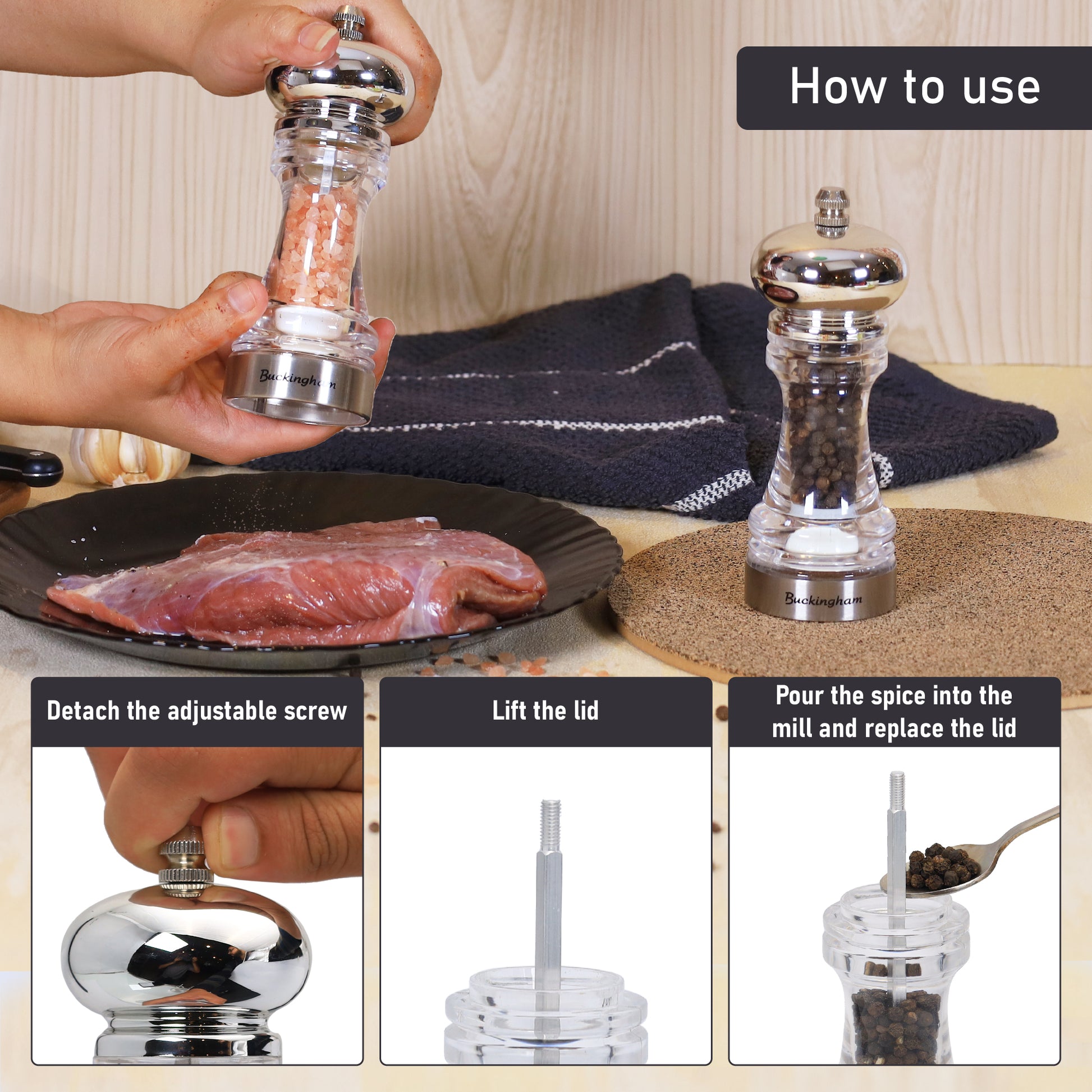 Salt & Pepper Grinders