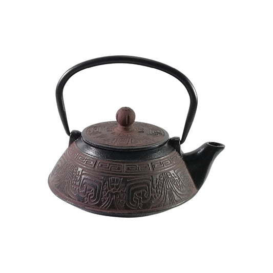 Buckingham Japanese Cast Iron Tea Pots Aztec Tetsubin