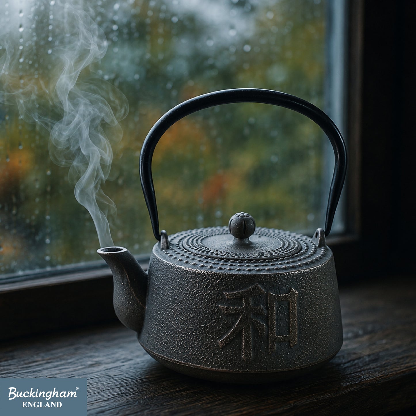 Buckingham Cast Iron Tetsubin Tea Pot with Stainless Steel Infuser 1300 ml