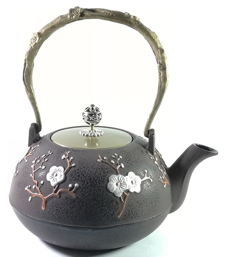 Buckingham Handmade Japanese Style Cast Iron Teapot Kettle 1300 ml with Trivet , Gift Box Set