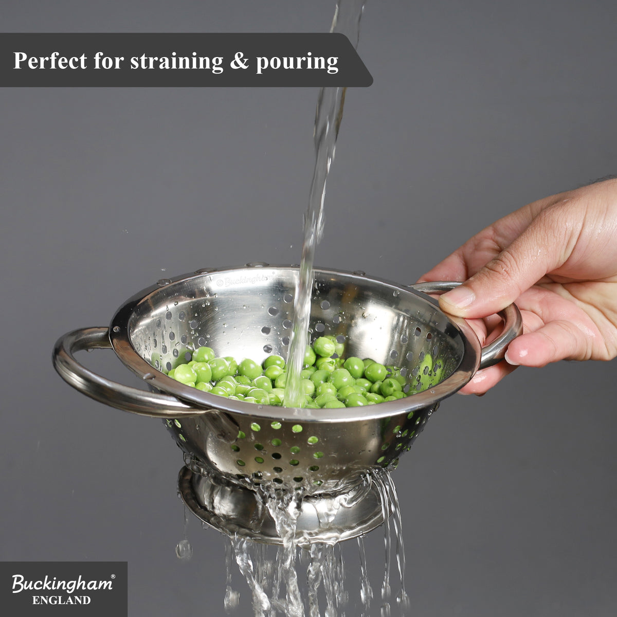 Buckingham Stainless Steel Fine Mesh Deep Colander
