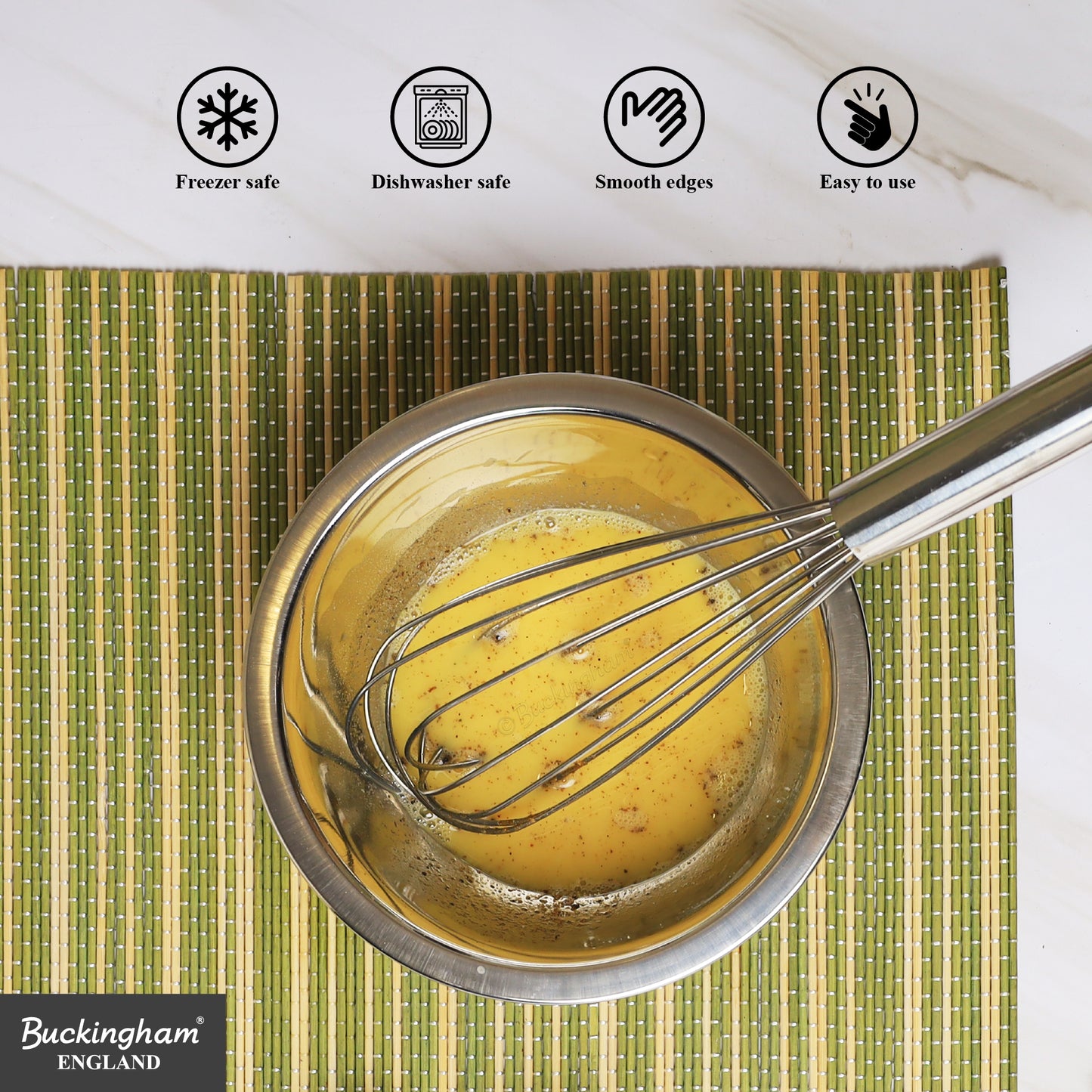 Buckingham Stainless Steel Deep Mixing Bowls for Kitchen