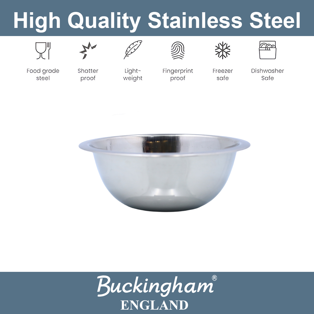 Buckingham Stainless Steel Deep Mixing Bowl