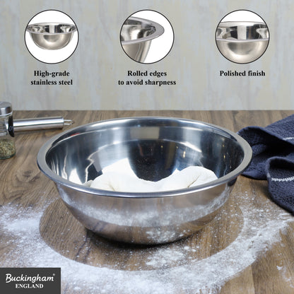 Buckingham Stainless Steel Washing up Bowl 30 cm