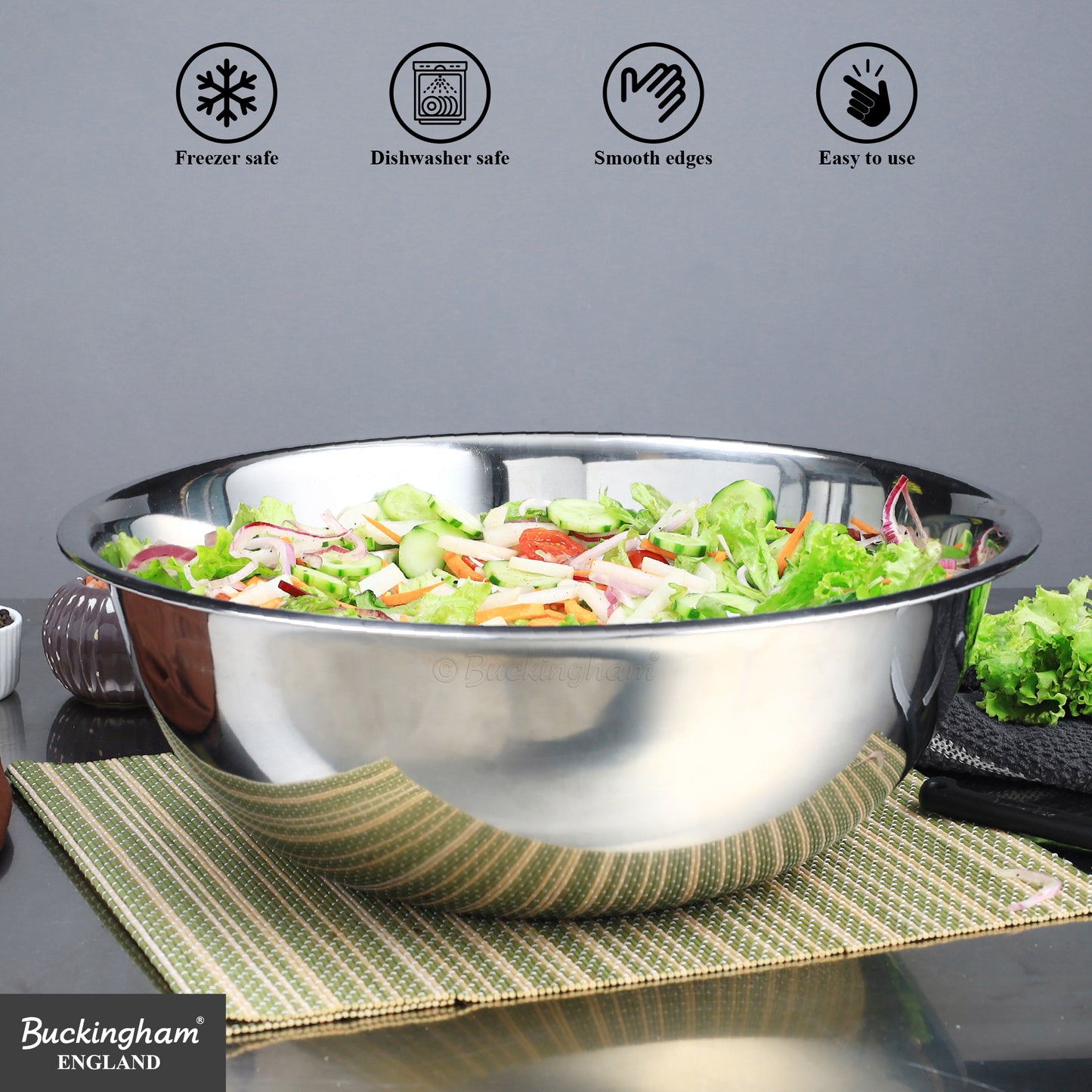 Buckingham Stainless Steel Large Washing up bowls