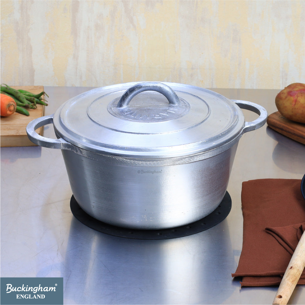 Buckingham Dutch Oven Pot Cast Aluminum Casserole Dish with Lid