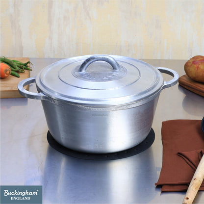 Buckingham Dutch Oven Pot Cast Aluminum Casserole Dish with Lid