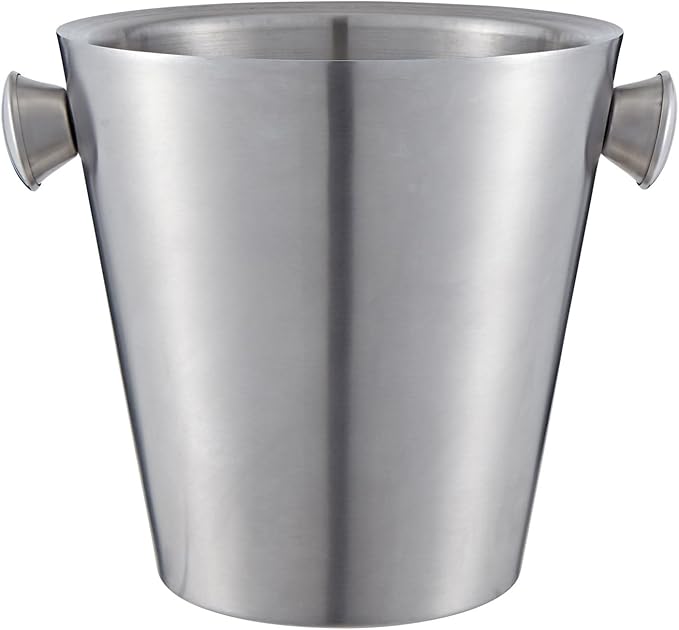 Buckingham Stainless Steel Champagne/Wine Bottle Bucket 4.8 L / 21.5 cm (Matt Finish)