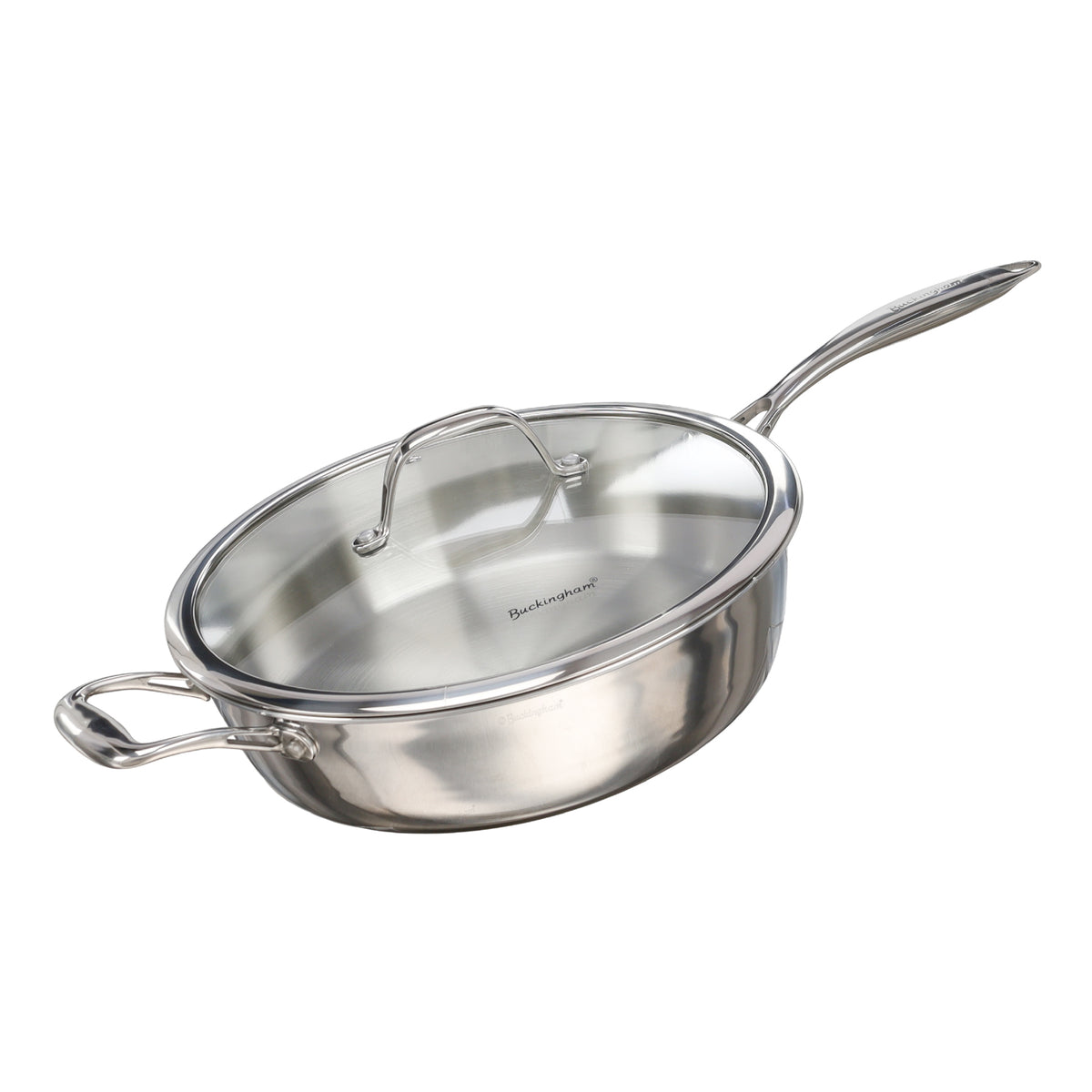 Buckingham Elite Tri-ply 18/8 Stainless Steel Sauté Pan