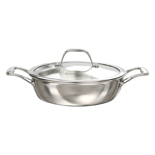 Buckingham Elite Tri 18/8 Stainless Steel Sauteuse Pan