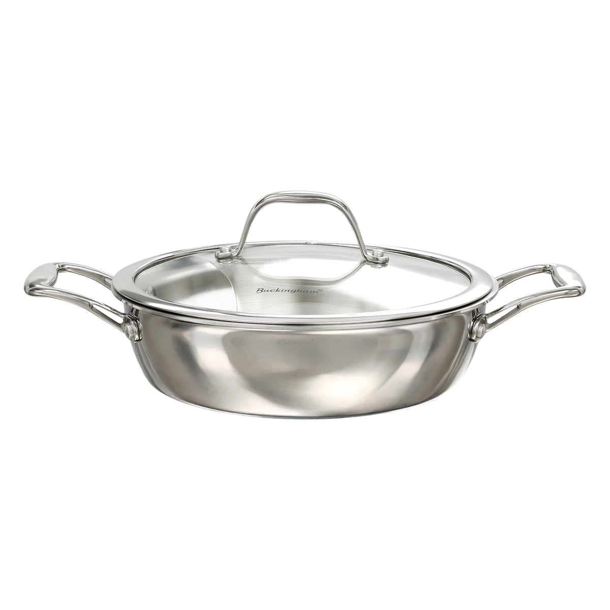 Buckingham Elite Tri 18/8 Stainless Steel Sauteuse Pan