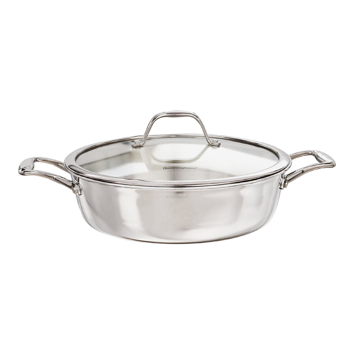 Buckingham Elite Tri 18/8 Stainless Steel Sauteuse Pan