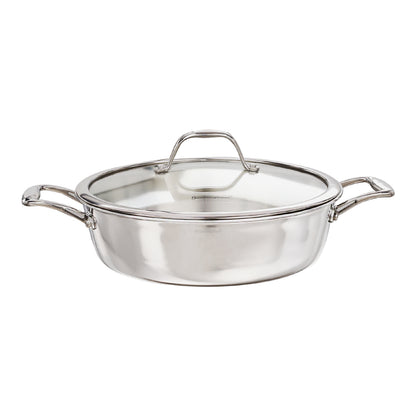 Buckingham Elite Tri 18/8 Stainless Steel Sauteuse Pan