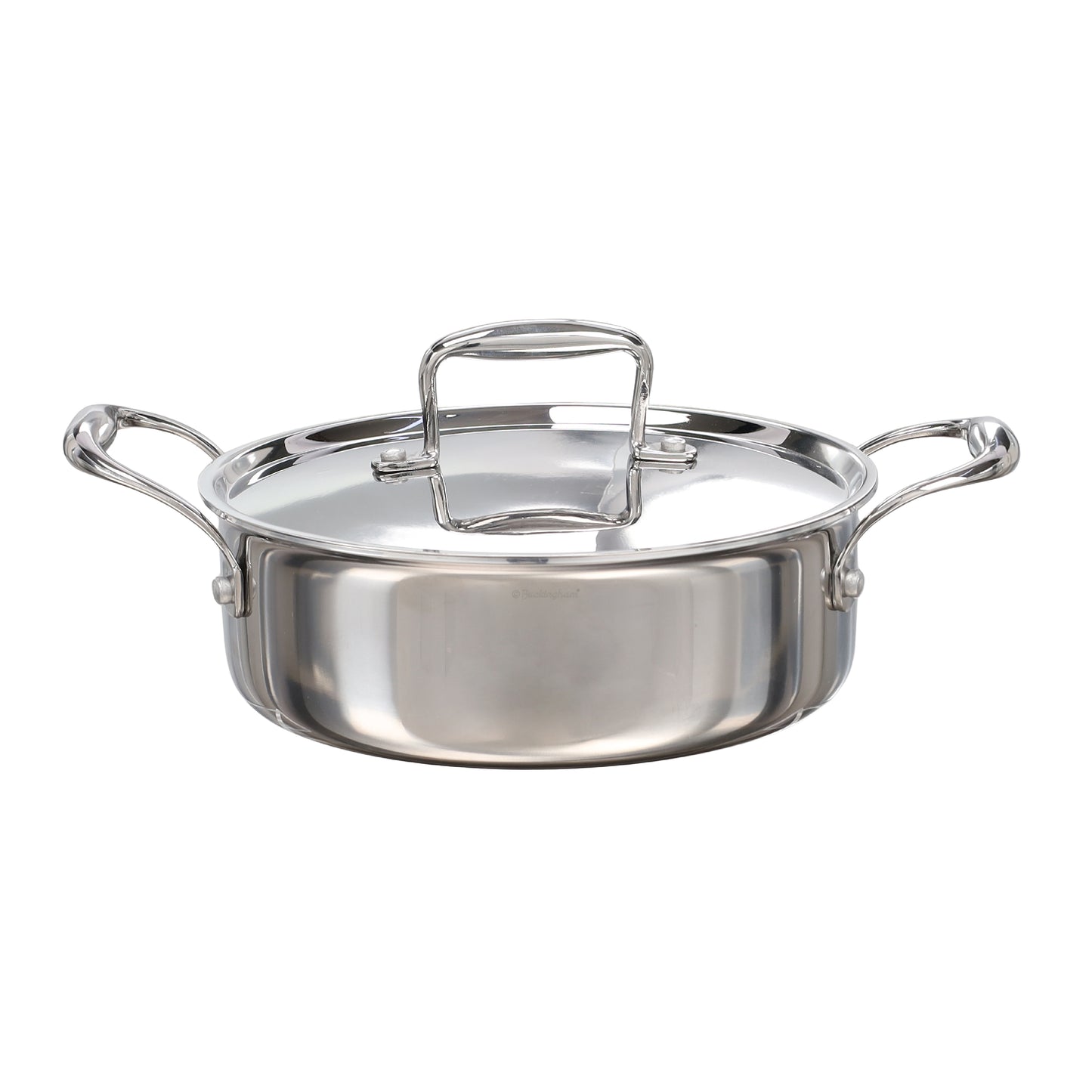 Buckingham Elite Tri-ply 18/8 Stainless Steel Sauteuse pan