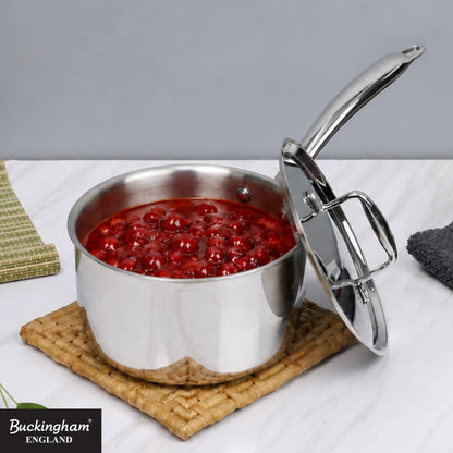 Buckingham Elite Tri 18/8 Stainless Steel Deep Saucepan